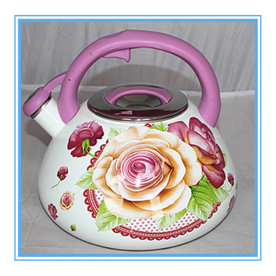 廠家直銷優質3.0L搪瓷鳴笛壺 琺瑯工藝，特價批發盡在蘭溪市小毛百貨